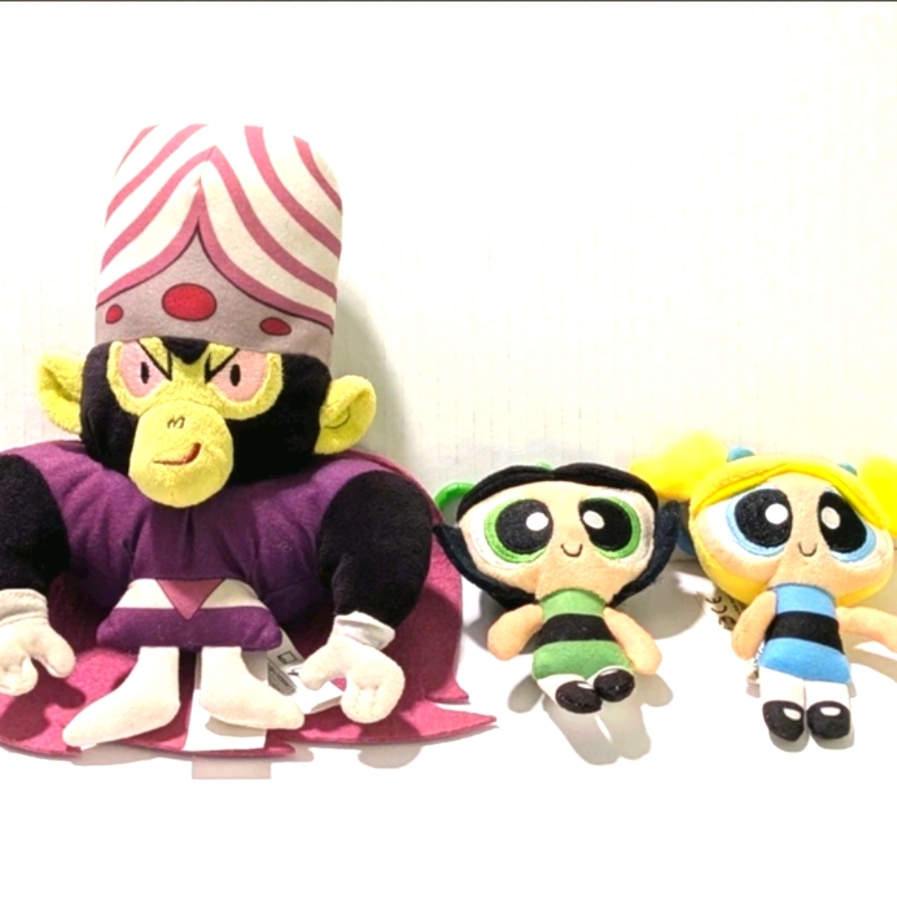 Cartoon Network Purple and White Stuffed Animals Set